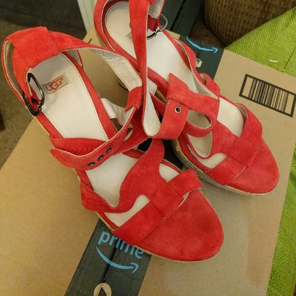 Ugg sandles, wedges